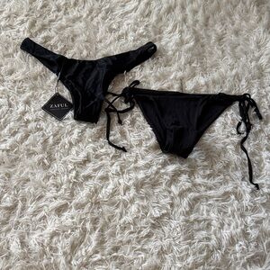 Zaful Black Bikini Bottoms